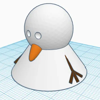 Dụng Cụ Cào Băng Hình Người Tuyết Tan Chảy