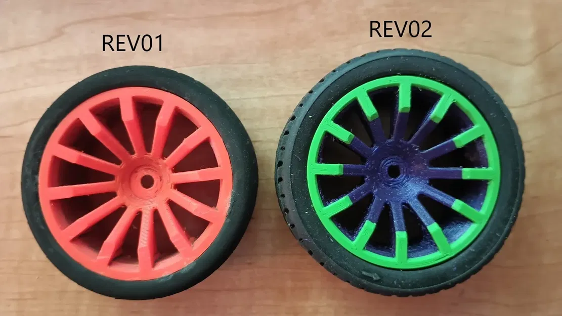 Bánh Xe RC Car Tỷ Lệ 1/10 - Image 3