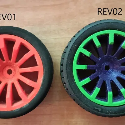 Bánh Xe RC Car Tỷ Lệ 1/10