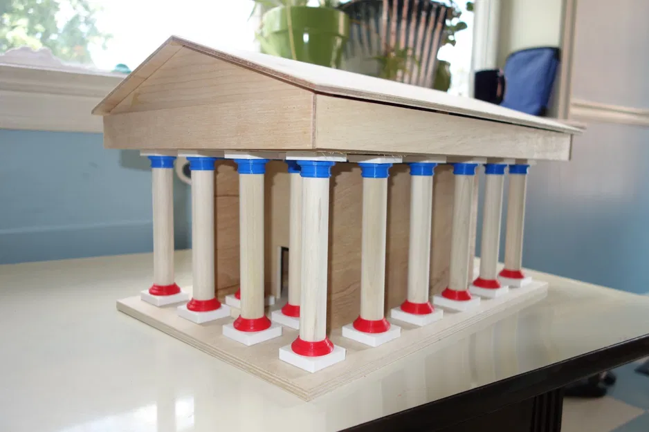 Đền thờ Hy Lạp Cổ điển Percy Jackson và Thần Núi Olympus - Image 1