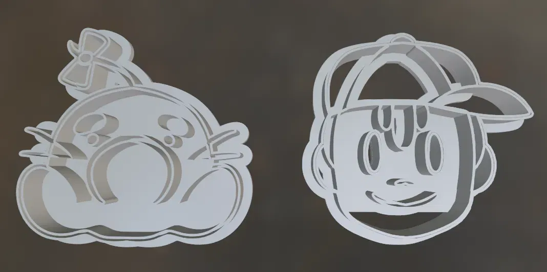 Ness and Mr Saturn Cookie Cutters - EarthBound/MOTHER - Image 1