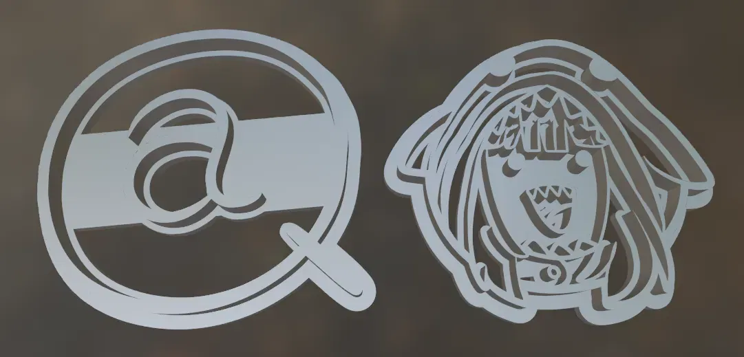 Gawr Gura "A" Cookie Cutters - Hololive - Image 1