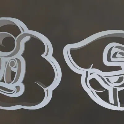 Khuôn Cắt Bánh Quy Geno và Mallow - Super Mario RPG