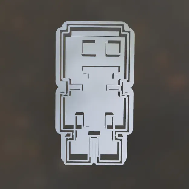 Khuôn Cắt Bánh Captain Viridian / Villi - VVVVVV - Image 1