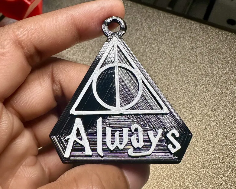 Móc khóa/Mặt dây chuyền Bảo bối Tử thần - Luôn Luôn - Image 1