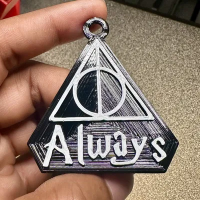 Móc khóa/Mặt dây chuyền Bảo bối Tử thần - Luôn Luôn