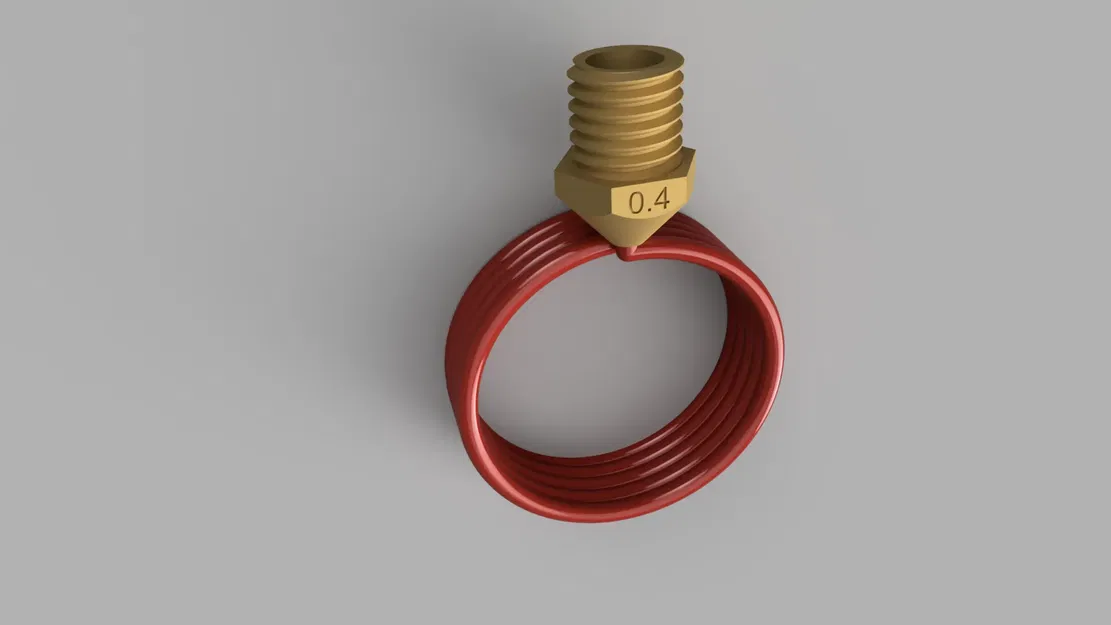 Nozzle có sợi filament treo lủng lẳng - Image 1