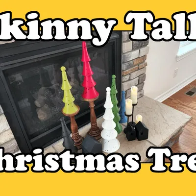 Skinny Tall Christmas Tree