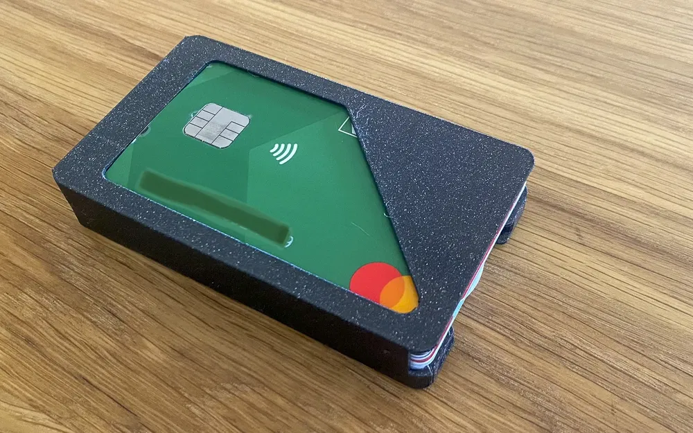 Ví nhỏ gọn có AirTag đựng thẻ, tiền giấy và tiền xu - Image 2