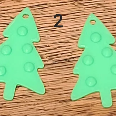 7 Christmas Tree Earrings/Ornament/Pendant