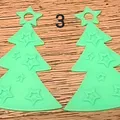 7 Christmas Tree Earrings/Ornament/Pendant - Thumbnail 4