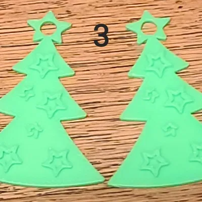 7 Christmas Tree Earrings/Ornament/Pendant