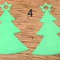 7 Christmas Tree Earrings/Ornament/Pendant - Thumbnail 5