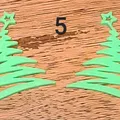 7 Christmas Tree Earrings/Ornament/Pendant - Thumbnail 6