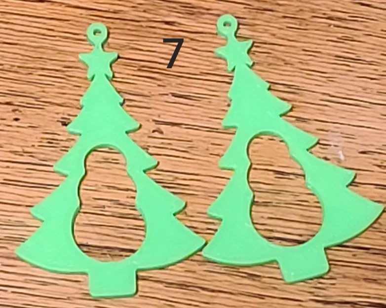 7 Christmas Tree Earrings/Ornament/Pendant - Image 8