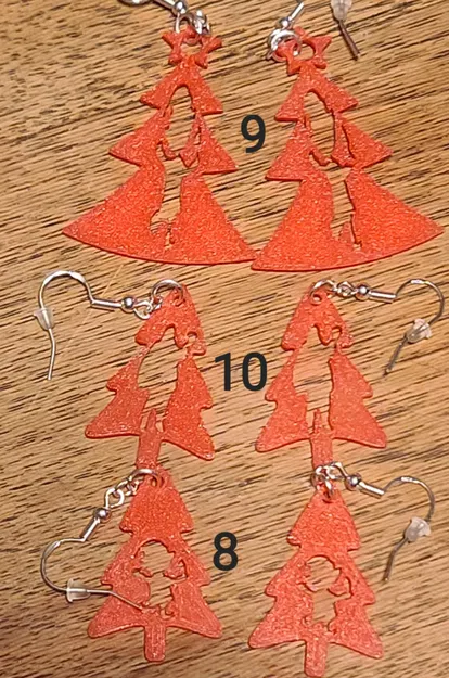 7 Christmas Tree Earrings/Ornament/Pendant - Image 12