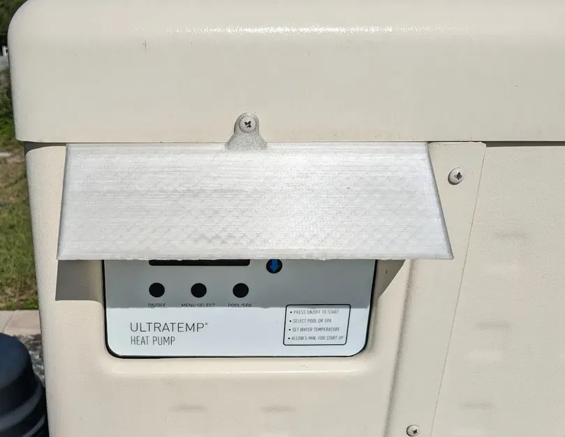 Tấm Che/Chắn Màn Hình Máy Bơm Nhiệt Pentair UltraTemp - Image 1