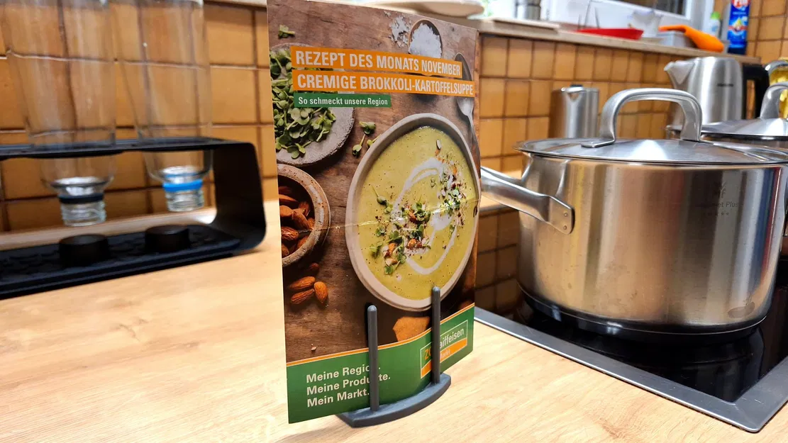 Zettel-Halter, Rezept-Halter/Slip Holder, Recipe holder - Image 1