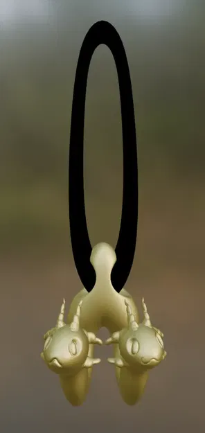 Chibi Hydra Pendant - Image 1