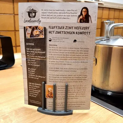 Zettel-Halter, Rezept-Halter/Slip Holder, Recipe holder