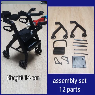 Xe Tập Đi (Rollator) Có Thể In 3D