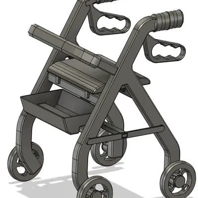 Xe Tập Đi (Rollator) Có Thể In 3D