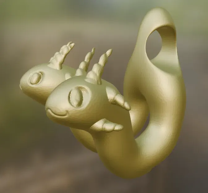 Chibi Hydra Pendant - Image 4