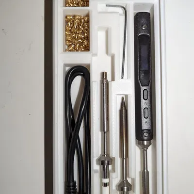 Hộp đựng mỏ hàn TS100 kèm chỗ để mũi hàn và phụ kiện