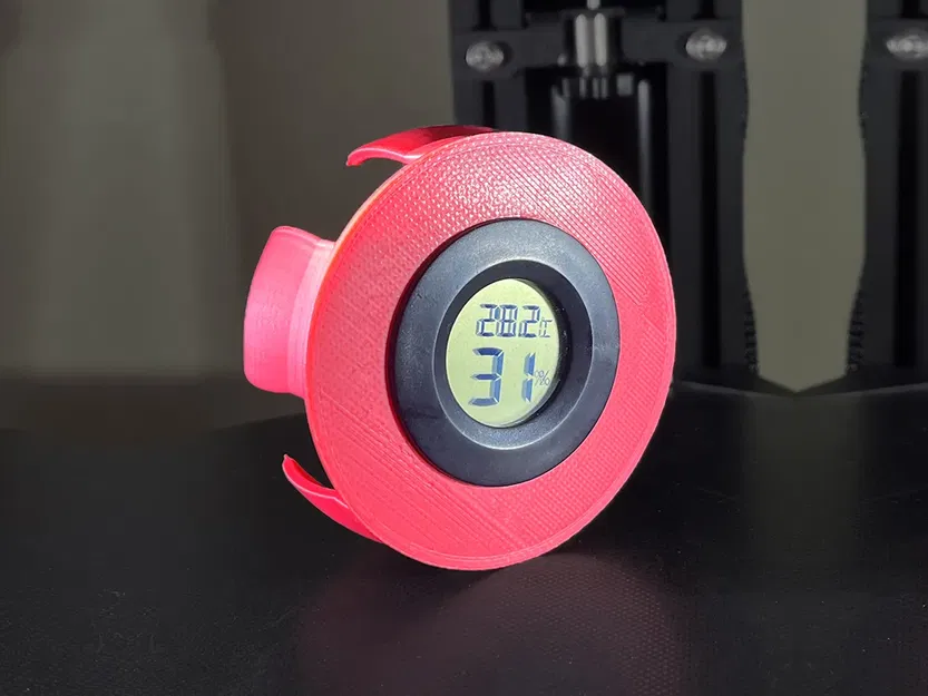 Adaptative hygrometer holder for filament spool (from 72 to 74mm) - Image 1