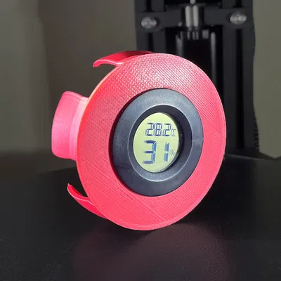 Adaptative hygrometer holder for filament spool (from 72 to 74mm)