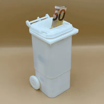 Hũ Tiết Kiệm Thùng Rác Đức In 3D
