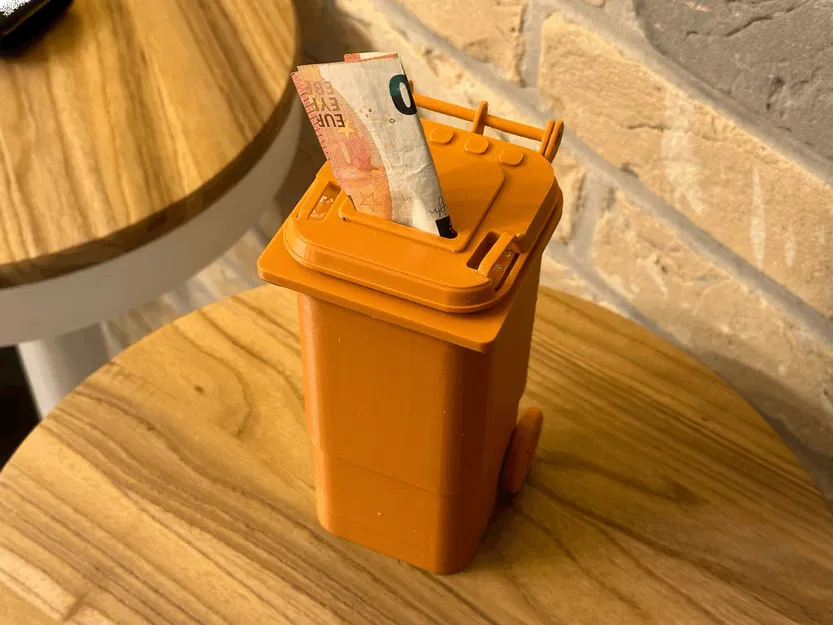 Hũ Tiết Kiệm Thùng Rác Đức In 3D - Image 2