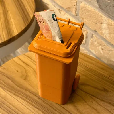 Hũ Tiết Kiệm Thùng Rác Đức In 3D