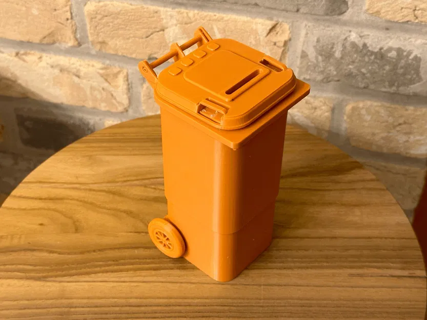 Hũ Tiết Kiệm Thùng Rác Đức In 3D - Image 5