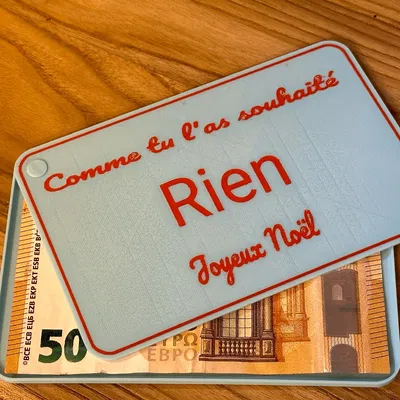 Hộp Quà "Không Có Gì" (In 3D)