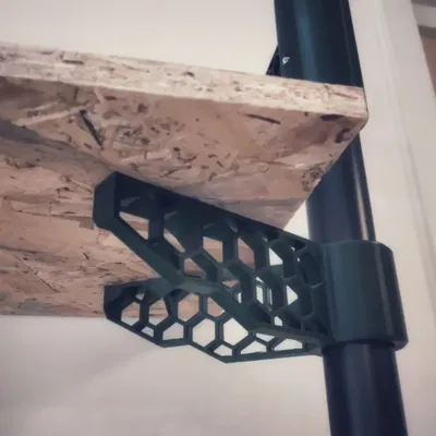 Kệ treo tường hình lục giác