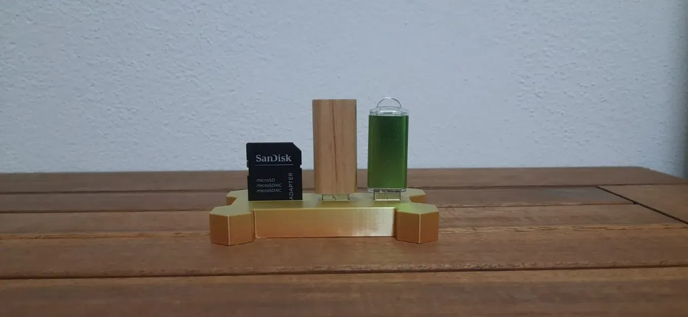 holder for flash drive, sd card adapter - Image 1