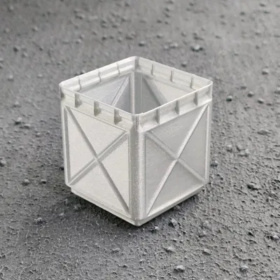 Hộp Gridfinity Chế độ Vase Cạnh Cứng Hơn