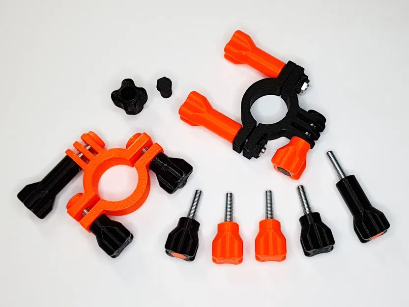 GoPro style thumb screws and handle bar mount - Image 1