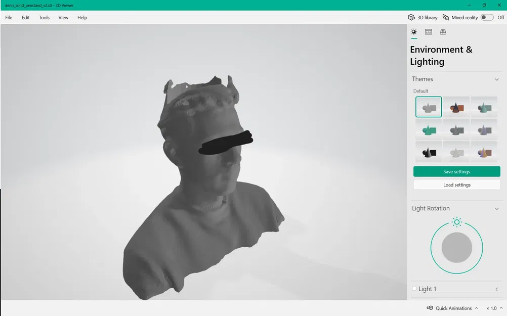 Tượng Bán Thân/Hộp Đựng Bút - Image 7