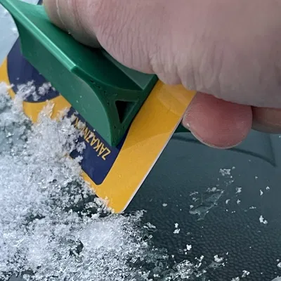 Credit Card Ice Scraper Attachment & Protector