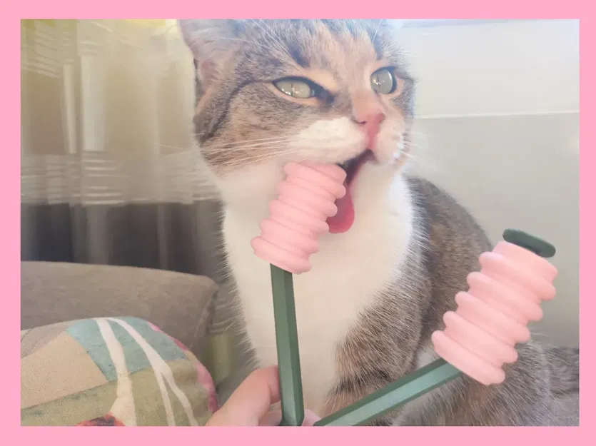 Dụng cụ massage má cho mèo - Image 1