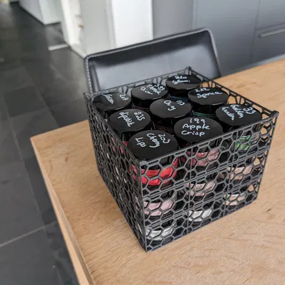 Khay Tổ Chức Hũ Bột Nhúng DipDrip HexaStack