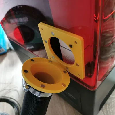 Adapter Ống Thoát Khí Nam Châm Cho Elegoo Saturn 2