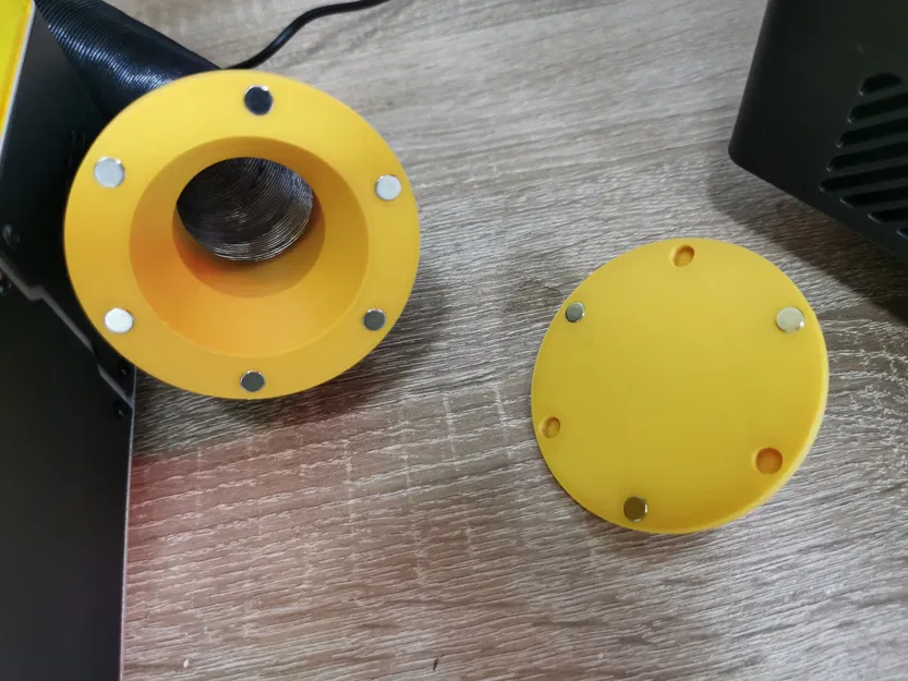 Adapter Ống Thoát Khí Nam Châm Cho Elegoo Saturn 2 - Image 4