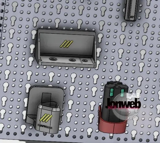 Giá đỡ mũi khoan cho bảng treo tường Parkside - Image 1