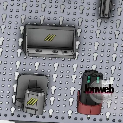 Giá đỡ mũi khoan cho bảng treo tường Parkside