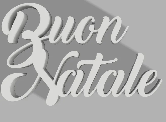 Mô hình Buon Natale - Trang trí Giáng Sinh - Image 1