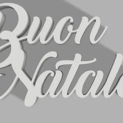 Mô hình Buon Natale - Trang trí Giáng Sinh