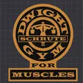 The Office - Dwight Schrute Gym for Muscles (Wall Art/Plaque) - Thumbnail 2